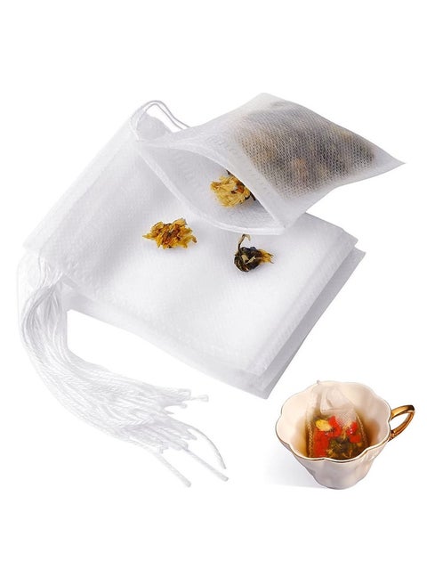 pcs Empty Teabags String Heat Seal Filter Paper Herb Loose Tea Bag