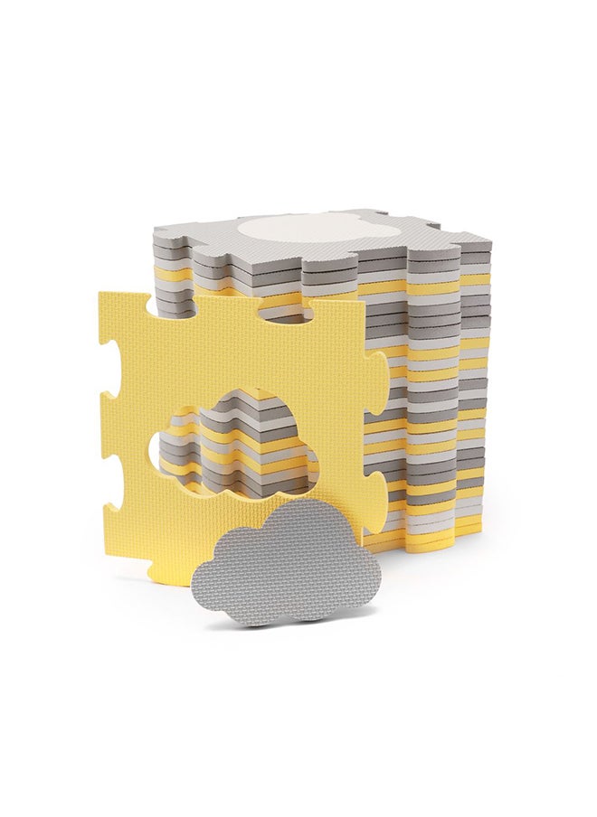 Kinderkraft Pack Of 30 Mata Puzzle Luno Shapes Mat  - Image 4