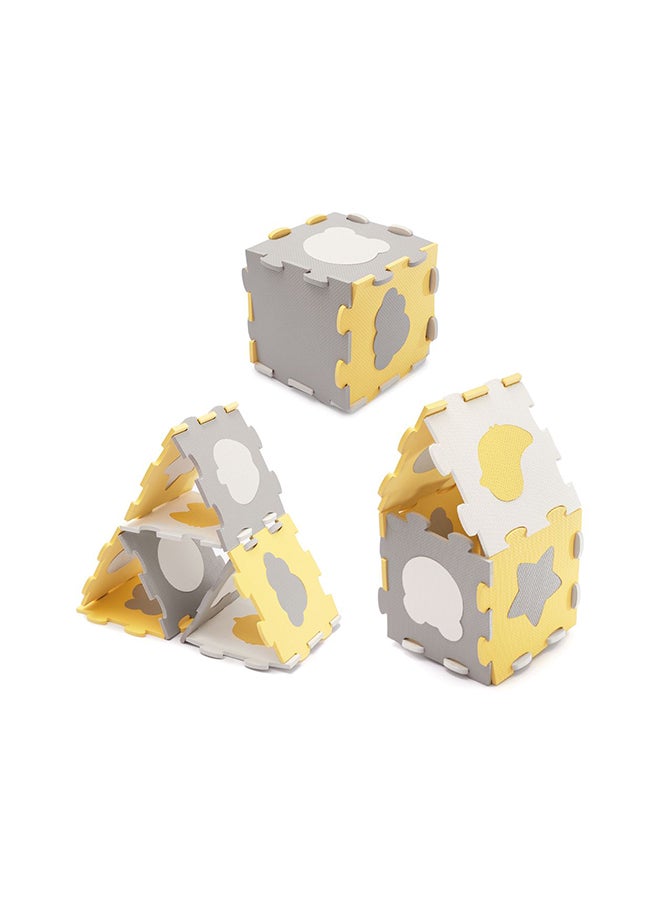 Kinderkraft Pack Of 30 Mata Puzzle Luno Shapes Mat  - Image 5