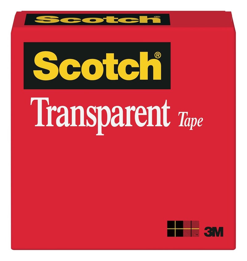 Scotch  Transparent Tape, 1 in x 2592 in, 1 Roll - Image 1