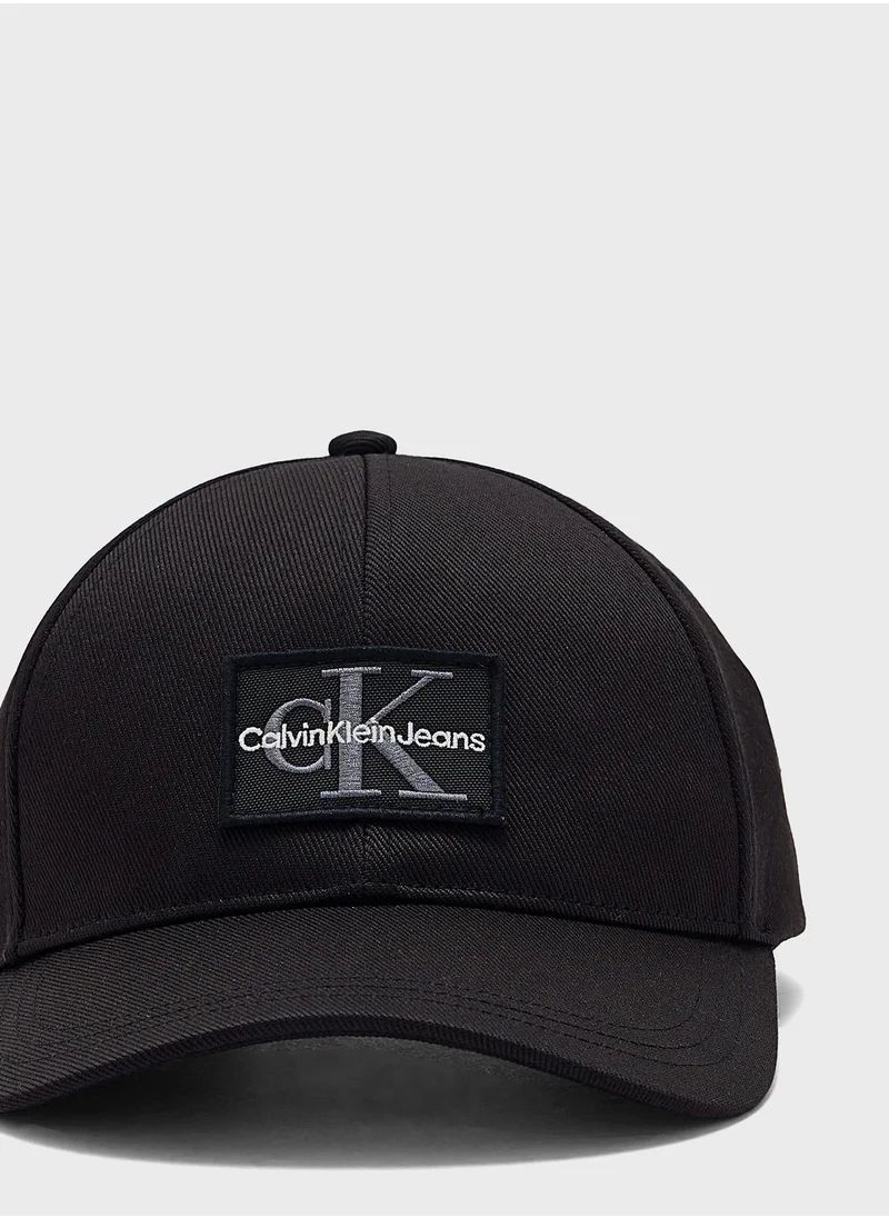 Calvin Klein Jeans Logo Print Curved Peak Cap