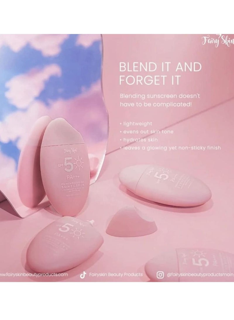 Fairy Skin Premium Brightening Sunscreen (SPF50) - Image 3