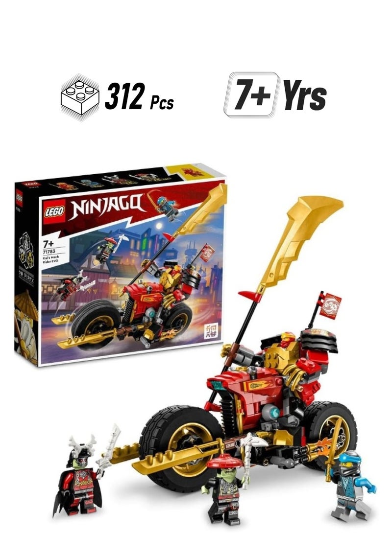 LEGO® NINJAGO® Kai’s Mech Rider EVO 71783 Building Toy Set (312 Pieces) - Image 1