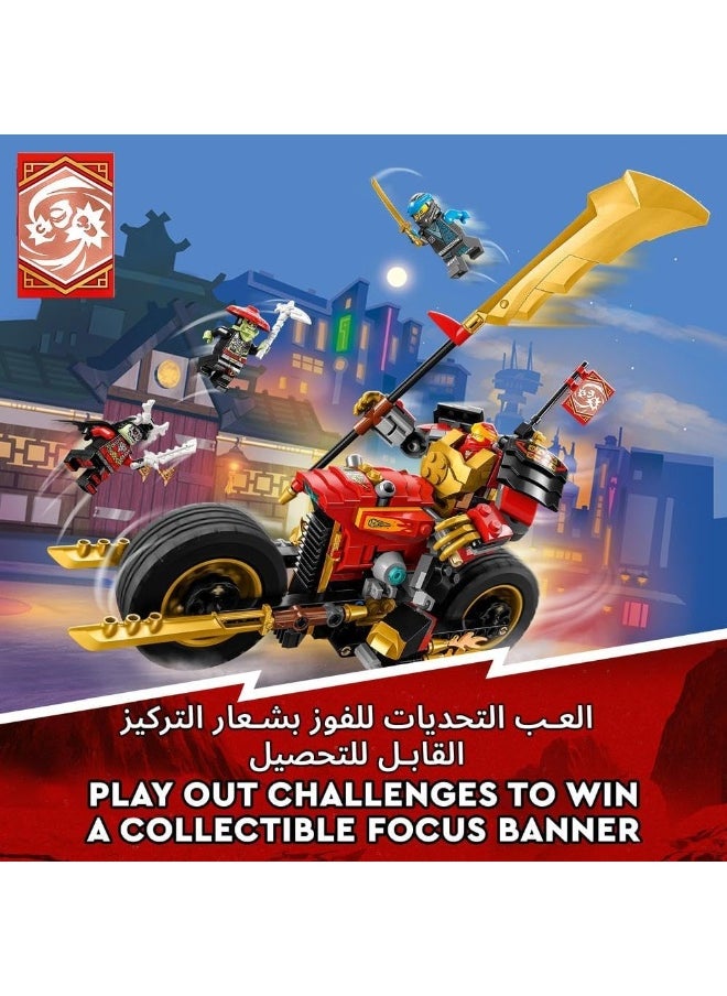 LEGO مجموعة ألعاب البناء LEGO® NINJAGO® Kai’s Mech Rider EVO 71783 (312 قطعة)  - Image 5