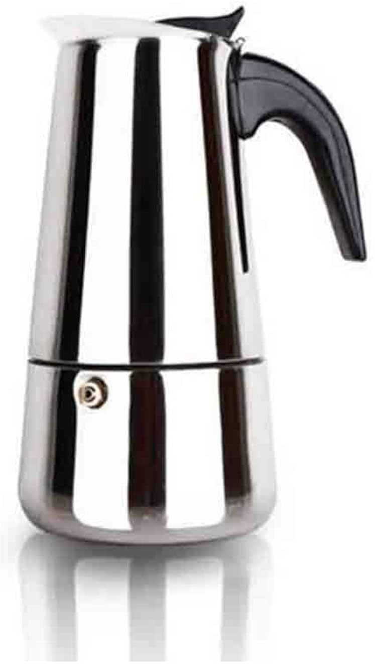Coffee Stovetop Espresso Maker Stainless Steel, Moka Stove Pot, Percolator Carafe Coffee Maker for 2 Cups (Assorted Colors)