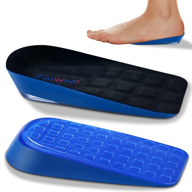 ZAIWOO Heel Cushion for Shock Absorption, Heel Pain Relief Inserts, All-Day Comfort for Heel Spurs & Plantar Fasciitis & Achilles Tendonitis, Heel Lift Cups for Foot Discomfort - Image 1