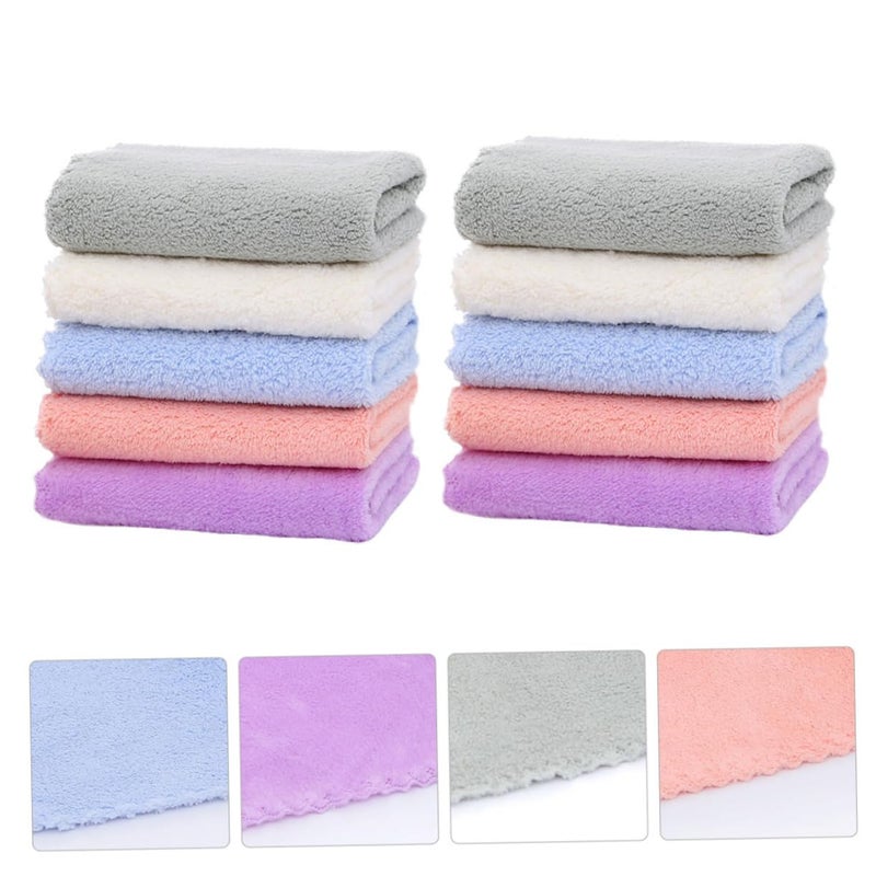 Soft Muslin Baby Bath Towels Washcloths 10 Pack For Boys And Girls - Image 5