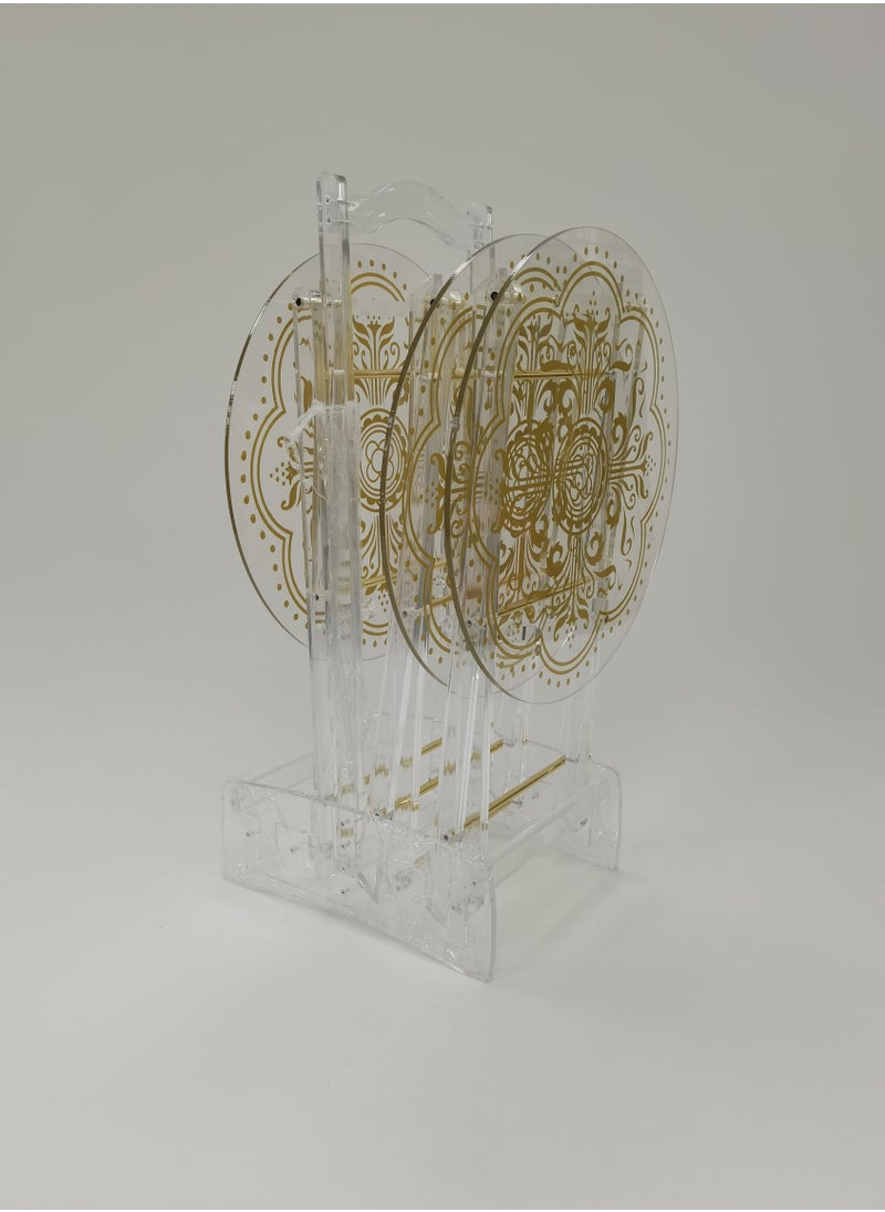 Living Acrylic tables set 4 pieces  - Image 1