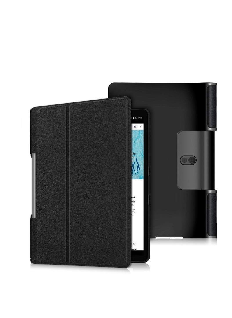 واي آند دي Case for Lenovo Yoga Smart Tab 10.1 (YT-X705F), Slim Lightweight Cover Case, Multifunctional (YT-X705F) Tablet Black  - Image 1