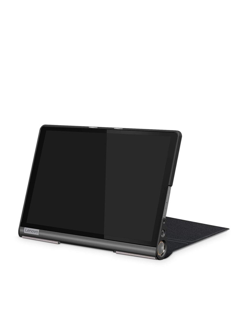 واي آند دي Case for Lenovo Yoga Smart Tab 10.1 (YT-X705F), Slim Lightweight Cover Case, Multifunctional (YT-X705F) Tablet Black  - Image 5