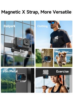 Generic Magnetic Chest Mount for GoPro, POV/Vlog Selfie Action Camera Mount, Chest Mount Harness Strap for GoPro 12 11 10 9 Series  - Image 4
