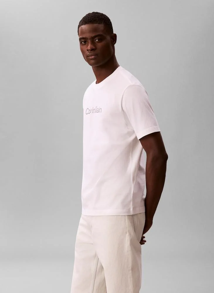 Calvin Klein  Fade Logo Crew Neck T-Shirt for Men | Best Price UAE