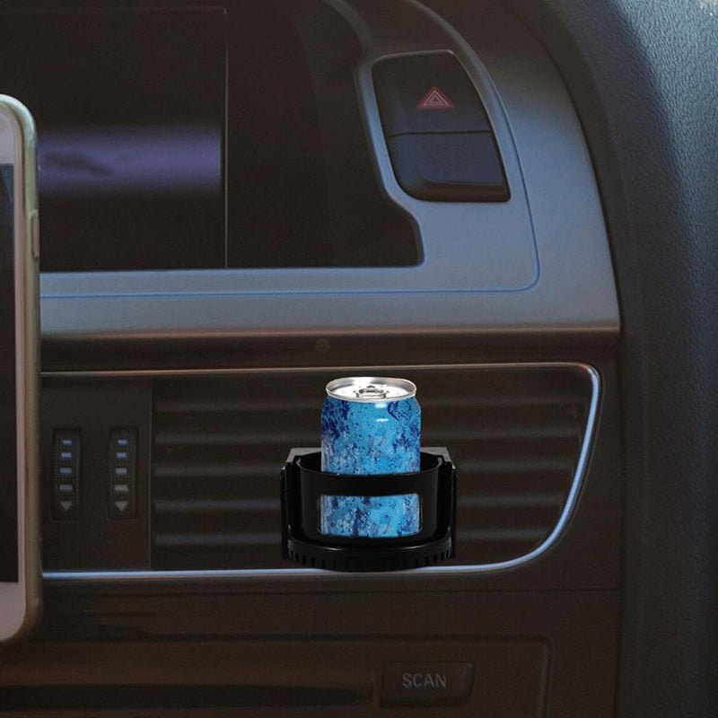 2Pcs Car Air Vent Cup Holder Drink Stand For Water Bottles Vehicle Mounted - Image 5