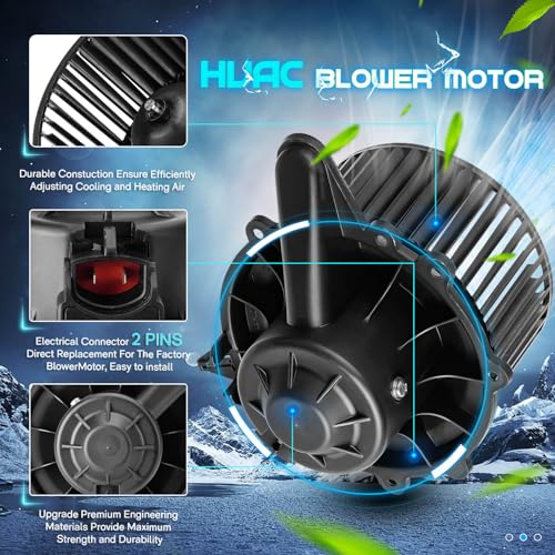 ILONPA AC Heater Blower Motor w/Fan XL7Z 19805 EA for 1997-2003 Ford F-150/1998-2002 Lincoln Navigator/1997-2002 Ford Expedition/2004 Ford F-150 Heritage YL7Z-18504-AA - Image 4
