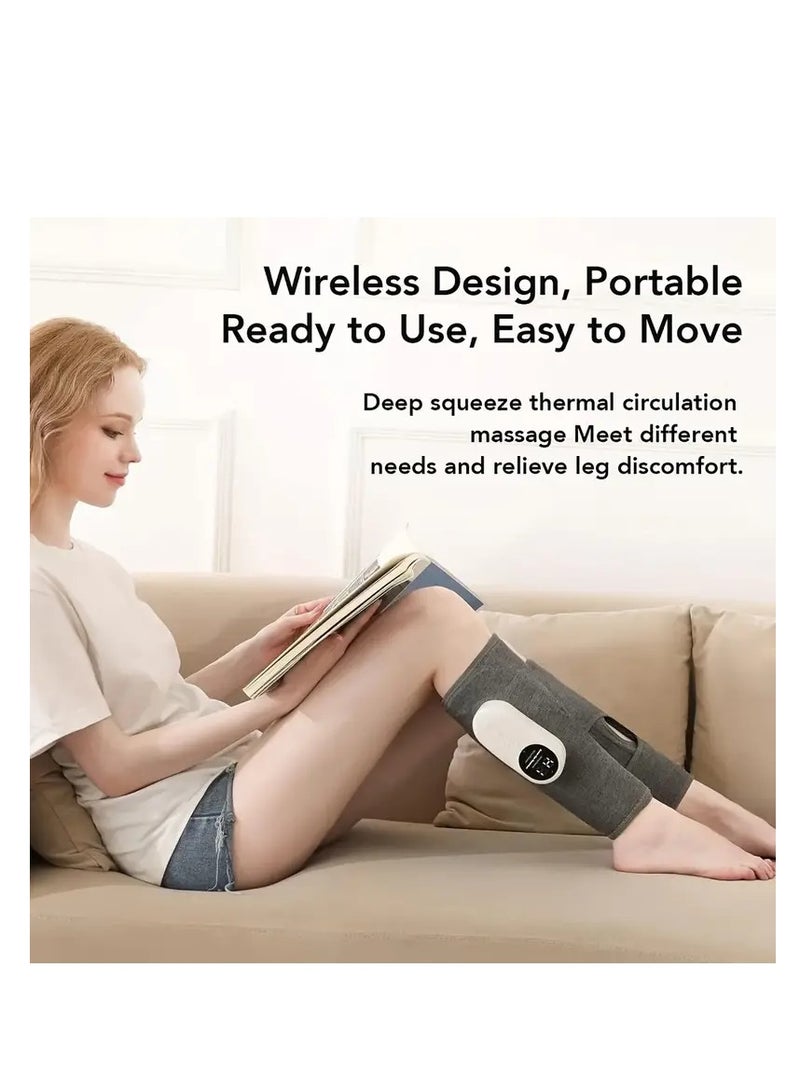 Generic Electric leg massager, suitable for rechargeable pneumatic massage of thighs and calves, automatic kneading/3 modes and 2 intensities  - Image 4