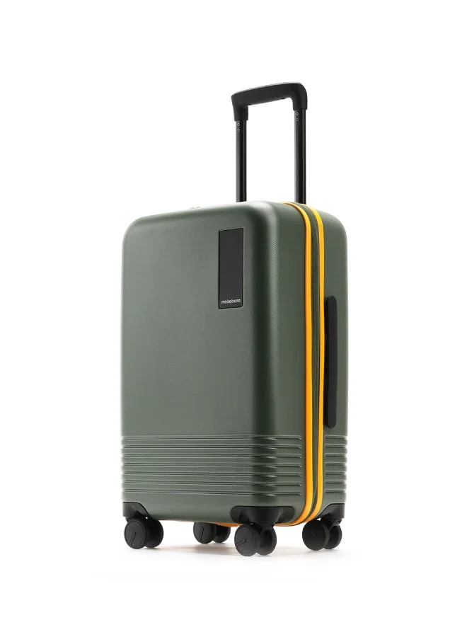 Mokobara The Cabin Luggage Hardsided 8 Hinomoto Wheels Small Trolley (Green)