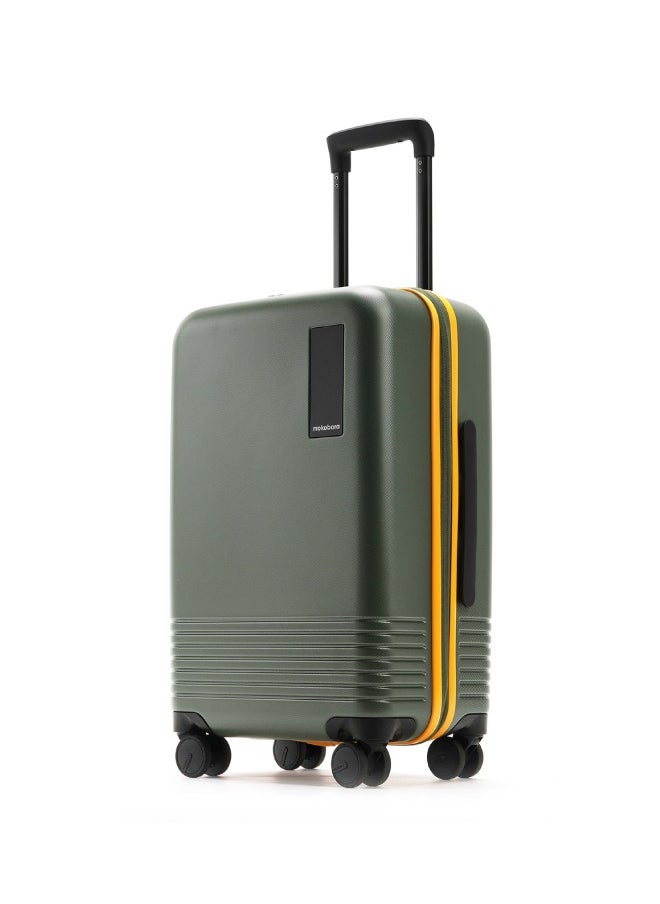Mokobara - MOKOBARA The Cabin Luggage Hardsided 8 Hinomoto Wheels Small Trolley (Green) - Image 1