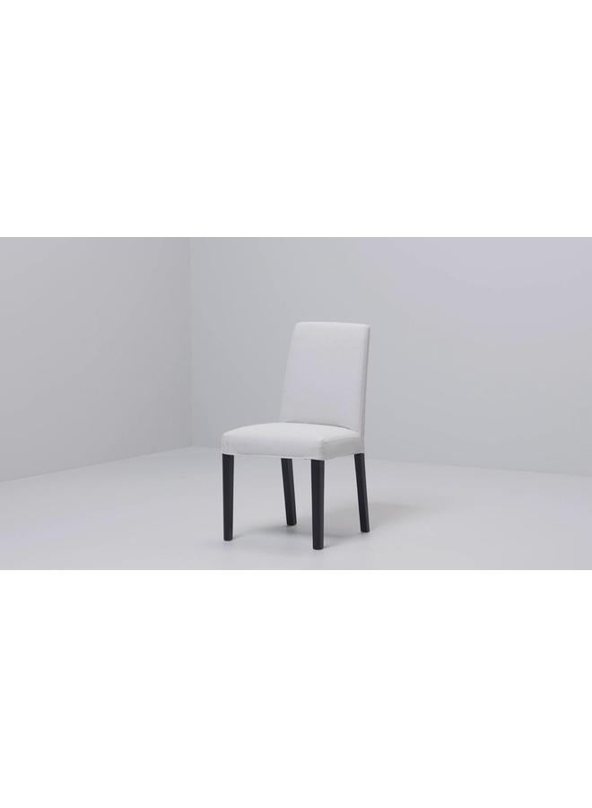 Zaboon Chair, white/Gunnared medium grey - Image 1