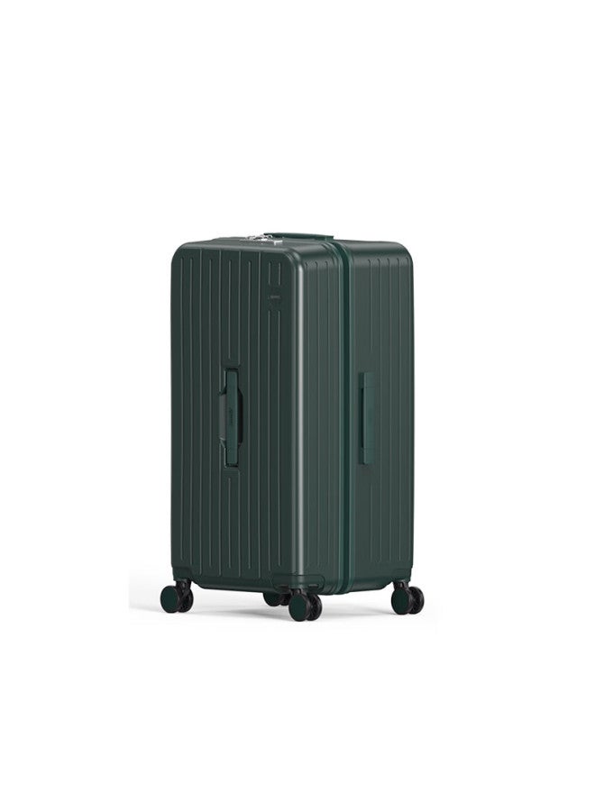 SUMMIT Samit Extra Large Capacity Suitcase For Men And Women, Stylish Trolley Case Pc2519 Dark Green 24 Inch - Image 1