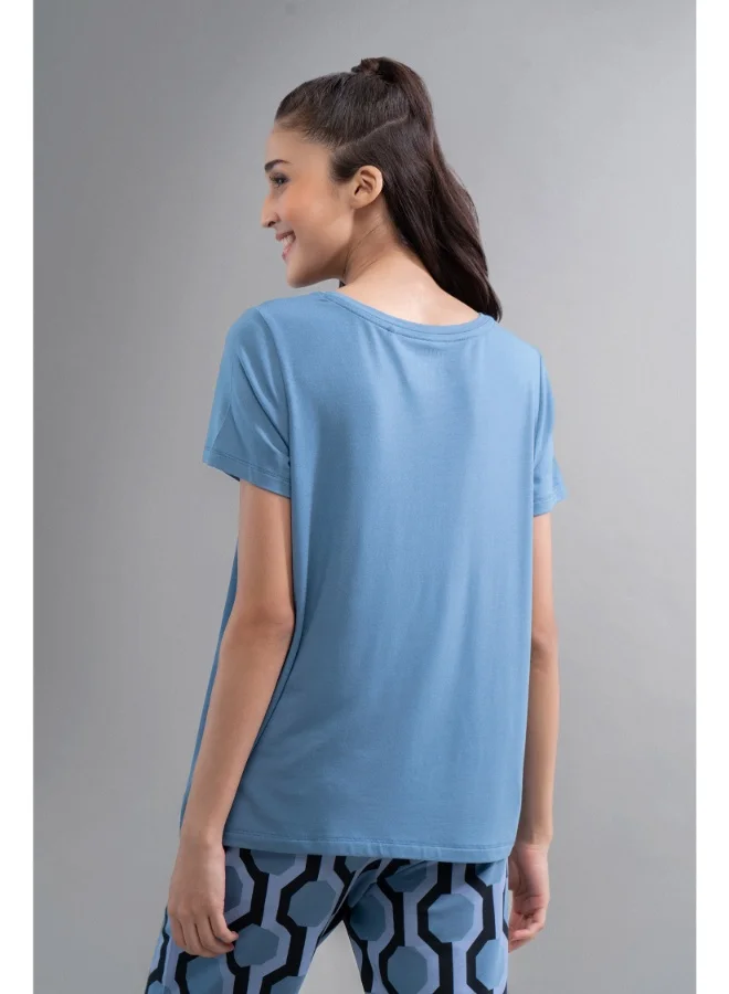 نسيسيرا Q Heart Modal Round Neck Top