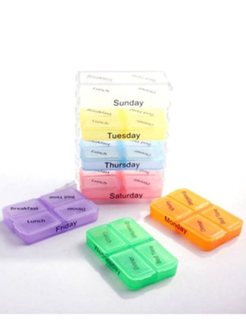 SYOSI Portable Medicine Storage Case Multicolour 7.5x4.5centimeter - Image 5
