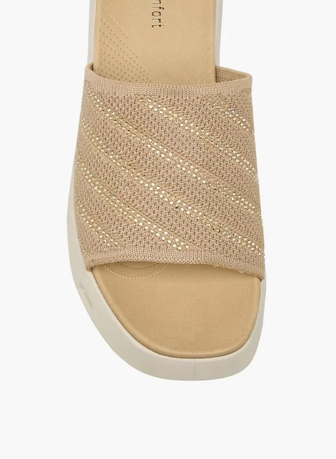 Le Confort BROWN Women Flynkit Wedges Sandals for Women | Best Price UAE