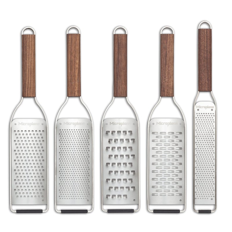 Microplane مبشرة ميكروبلان ماستر سيريز بمقبض خشبي من الفولاذ المقاوم للصدأ - Image 5