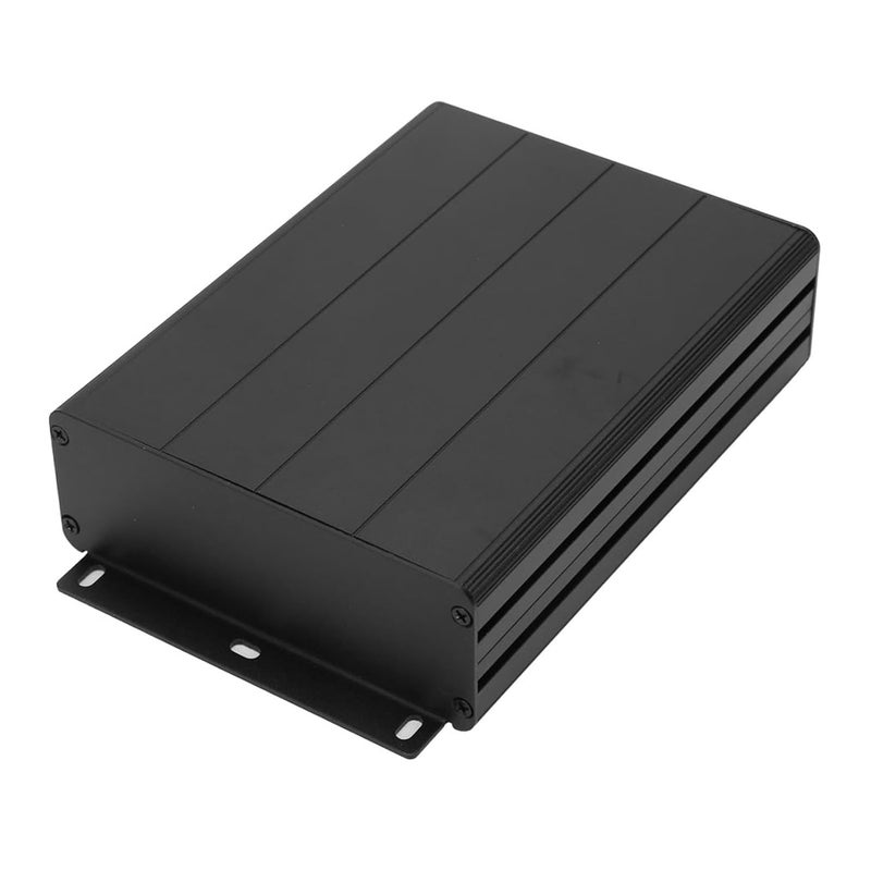 Matte Black Aluminum GPS Enclosure 45x122x160mm Industrial Weatherproof Split Case - Image 3