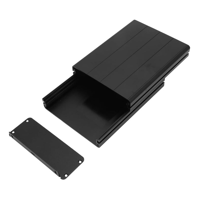 Matte Black Aluminum GPS Enclosure 45x122x160mm Industrial Weatherproof Split Case - Image 5