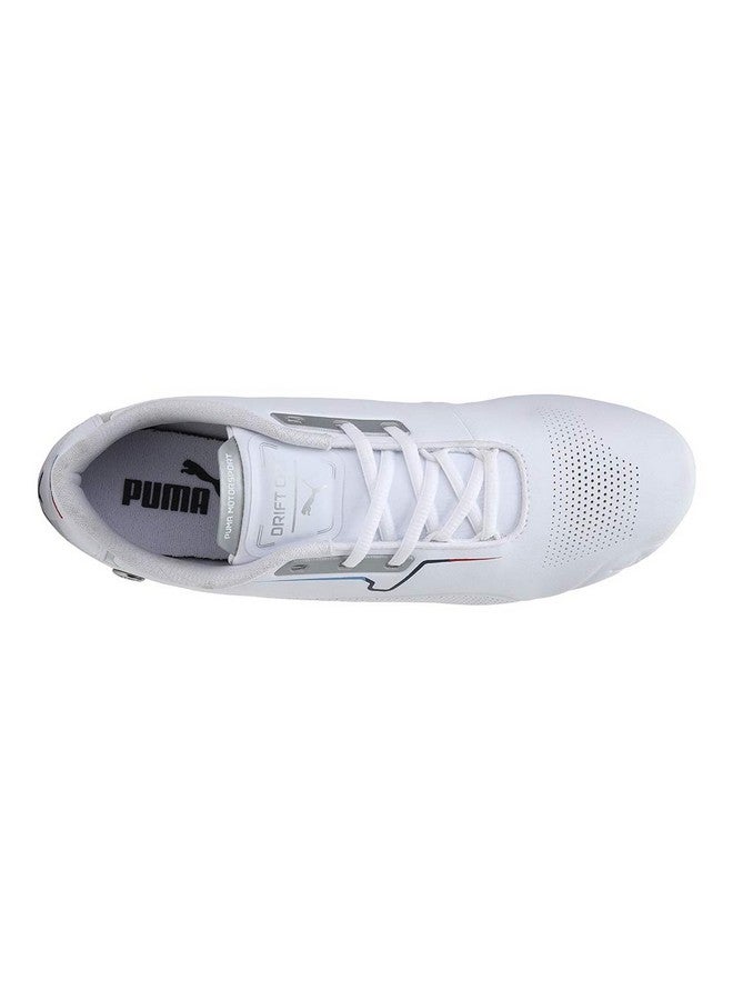 حذاء رياضي Puma للجنسين من الجنسين BMW MMS Drift Cat 8 باللون الأبيض والأبيض - مقاس 9 UK (33993404)