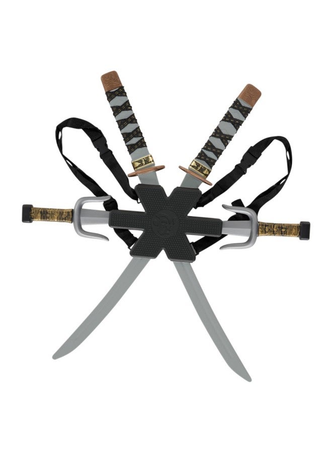 مورف سيوف مورف نينجا للأطفال - إكسسوارات زي نينجا خالية من مادة BPA مع حزام خلفي - لعبة ممتعة لارتداء ملابس الهالوين، مقاس واحد - Image 1