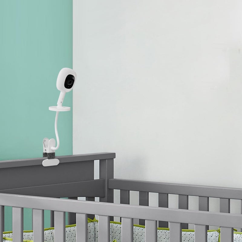iTODOS Baby Monitor Mount Compatible with Nanit Pro Smart Baby Monitor & Flex Stand Baby Monitor, 8inches Flexible Arm Monitor Mount,Attach Your Baby Cam Wherever You Like-1pack - Image 4