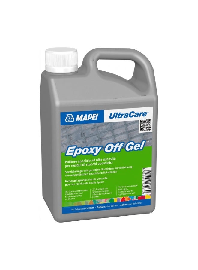 Mapei Ultracare EPOXY OFF GEL, Special high viscosity cleaner for the removal of epoxy stucco residues, 1 Lt can. - Image 1