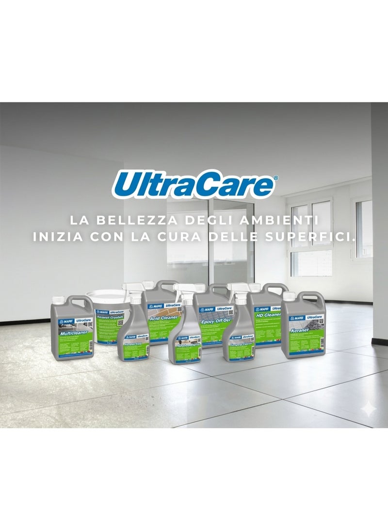 Mapei Ultracare EPOXY OFF GEL, Special high viscosity cleaner for the removal of epoxy stucco residues, 1 Lt can. - Image 2