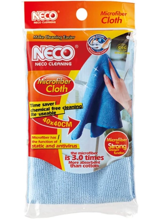Neco Neco Microfiber Cleaning Cloth Bathroom Cleaning Cloths Reusable No-Chemicals Kitchen Towel And Cleaning Towels For Home Kitchen Bathroom Counter-Tops 40X40Cm 