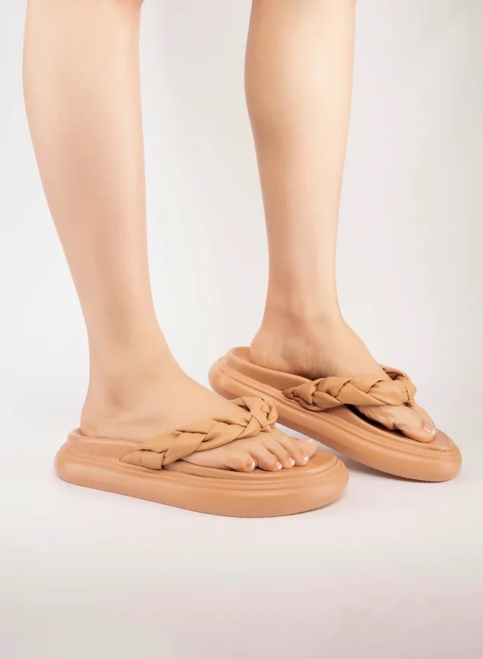 PUBLIC DESIRE Pleated Strap Sandals