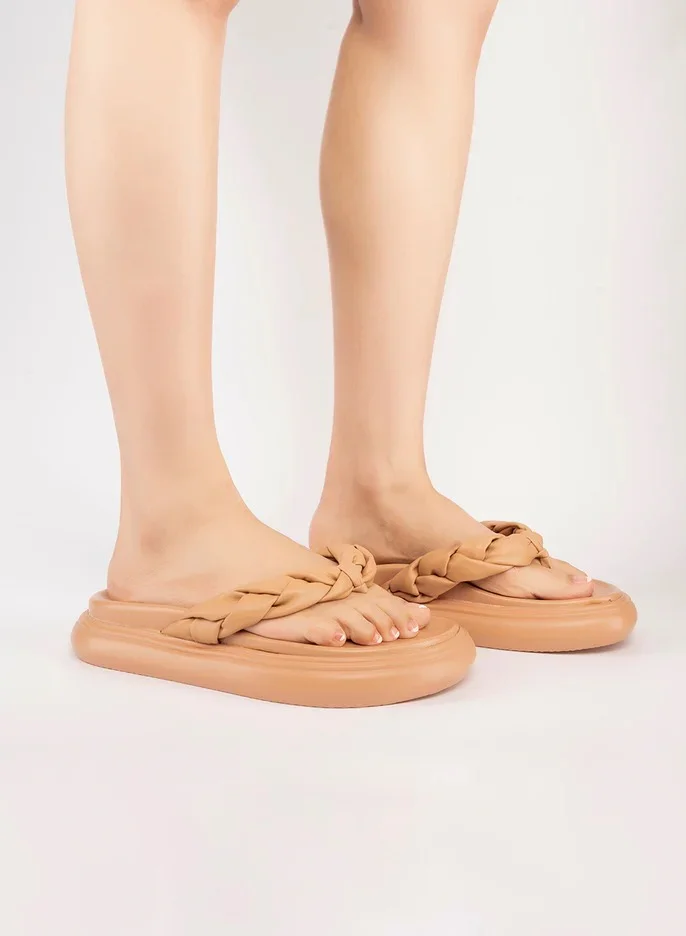 PUBLIC DESIRE Pleated Strap Sandals