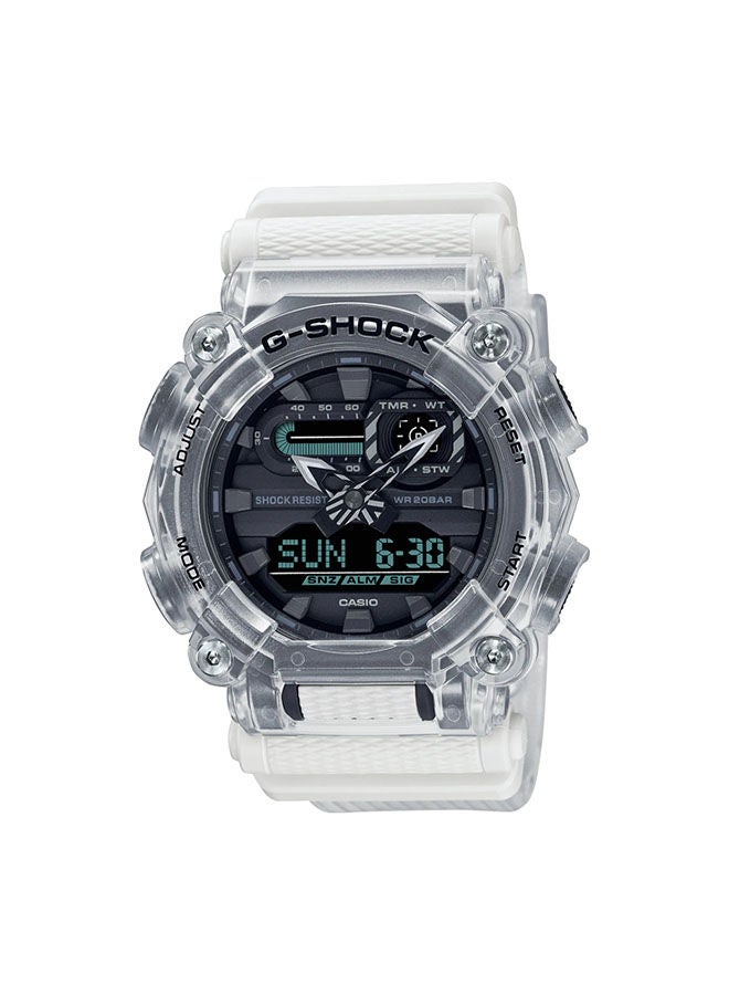 كاسيو ساعة يد من الراتينغ بعقارب ورقمي GA-900SKL-7ADR - Image 1