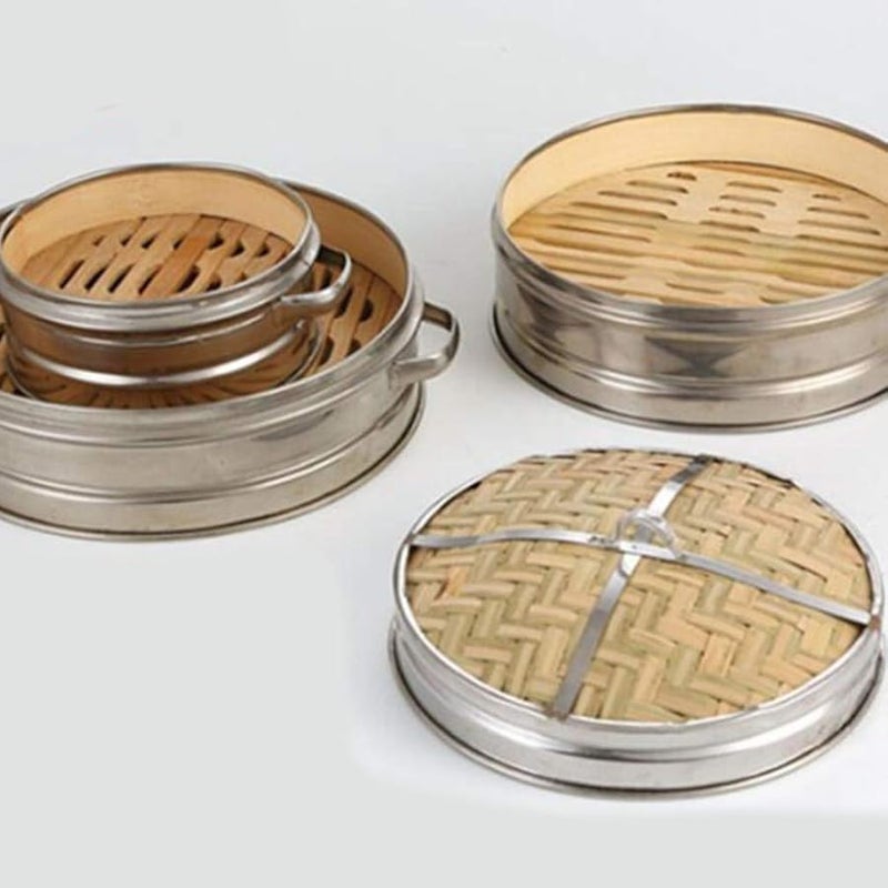 رف بخار من الفولاذ المقاوم للصدأ بمقبضين لشواء الكعك والطهي - Image 4