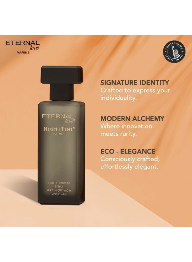 Eternal love Night Time Eau De Parfum For Men, 100 Ml - Image 5