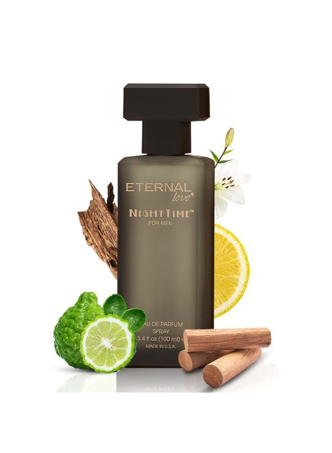 Eternal love Night Time Eau De Parfum For Men, 100 Ml - Image 1