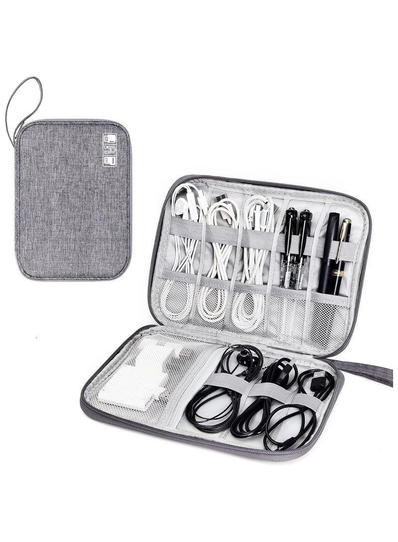 TRAVEL Travel cable bag for cords, chargers, and storing portable digital devices and electronic accessoriesTravel cable bag for cords, chargers, and storing portable digital devices and electronic accessories - Image 1