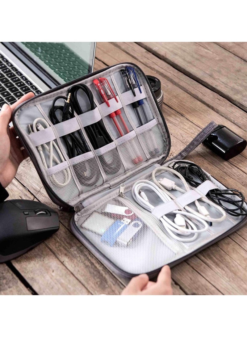 TRAVEL Travel cable bag for cords, chargers, and storing portable digital devices and electronic accessoriesTravel cable bag for cords, chargers, and storing portable digital devices and electronic accessories - Image 2