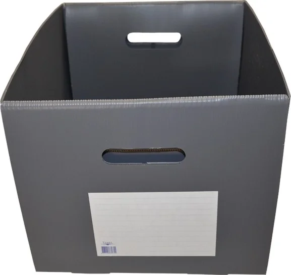 Temel Basic Archive Box 5 Folder Capacity Gray 50 Pieces