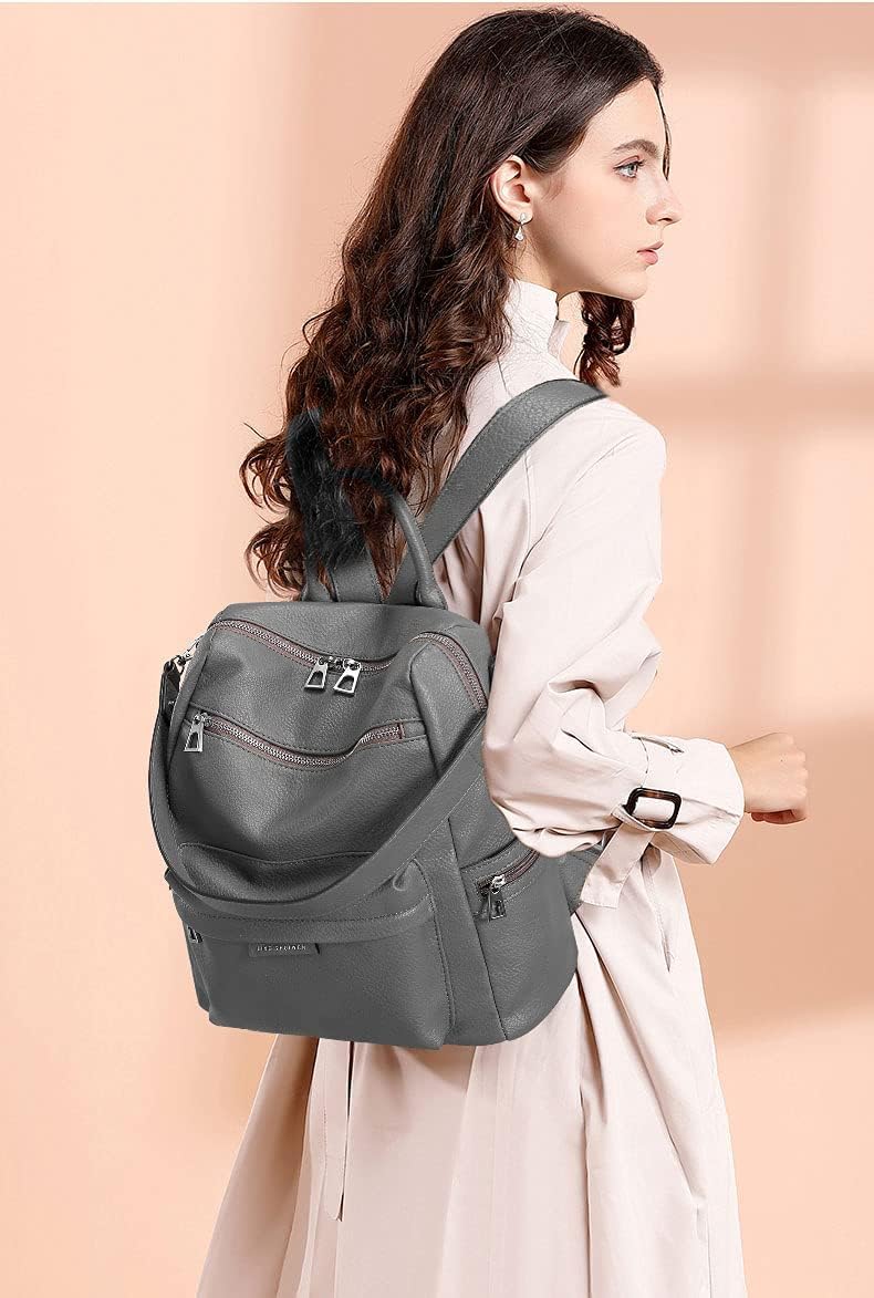 TrueArch Leather Backpack for Women Elegant Backpack Purse Ladies Leather Shoulder Fitting Rakhi Gift for Sister, Mother Bhabhi - Image 2