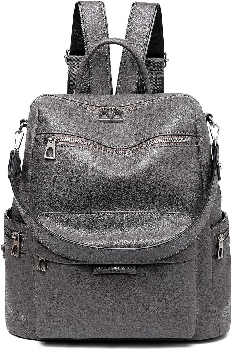 TrueArch Leather Backpack for Women Elegant Backpack Purse Ladies Leather Shoulder Fitting Rakhi Gift for Sister, Mother Bhabhi - Image 1