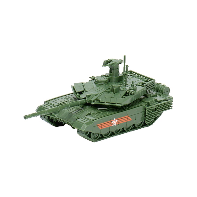 T90MS أصفر نموذج 4D دبابة مدرعة زاحفة عربة ألعاب لغز لغرفة جمع الألعاب مكتب - Image 2