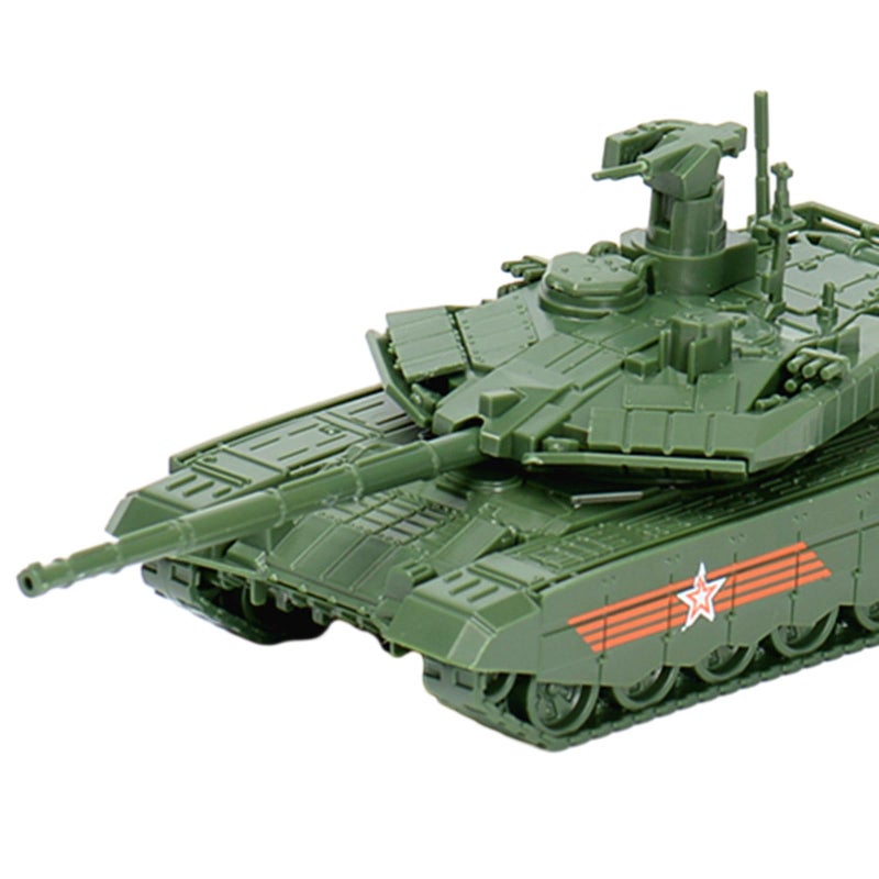 T90MS أصفر نموذج 4D دبابة مدرعة زاحفة عربة ألعاب لغز لغرفة جمع الألعاب مكتب - Image 4