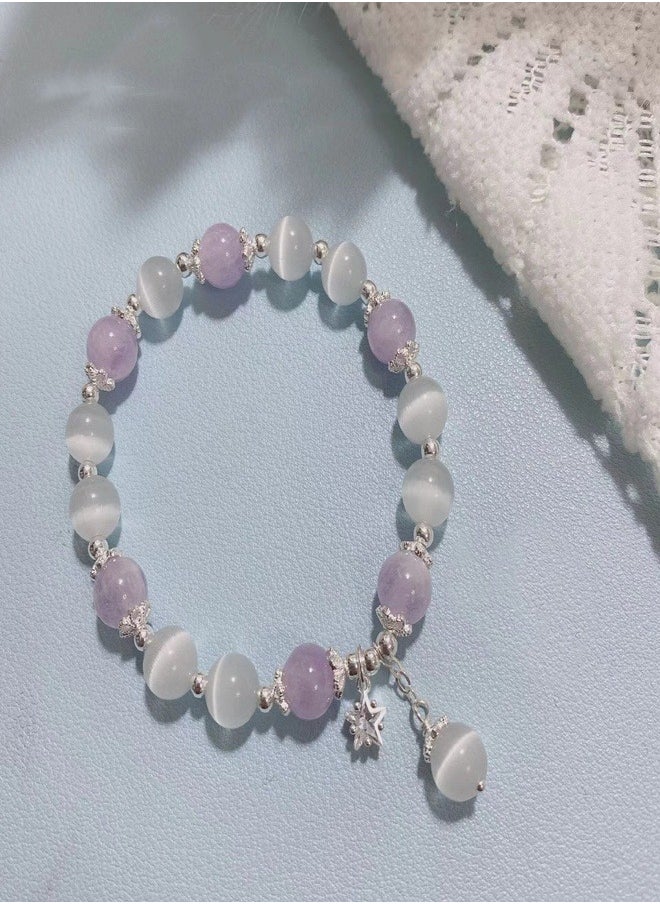 Generic - Cat's Eye Gemstone Bracelet Crystal Gemstone Pendant Best Gifts 2024 - Image 1