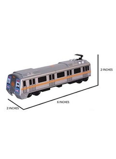 Centy Centy Toys Plastic Pull Back Metro Train, Number Of Pieces: 1, Silver, 36 months  - Image 4